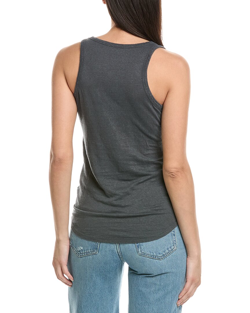 Majestic Filatures Linen-Blend Vintage Dye Tank Top