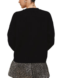 Bella Dahl Bella Dahl Button Placket Wool & Cashmere-Blend Sweater