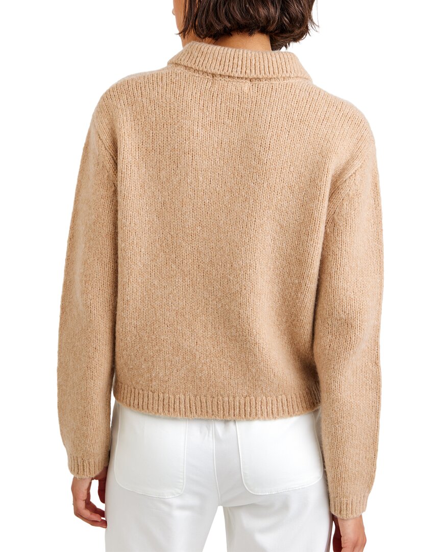 Bella Dahl Bella Dahl Johnny Collar Wool & Cashmere-Blend Sweater