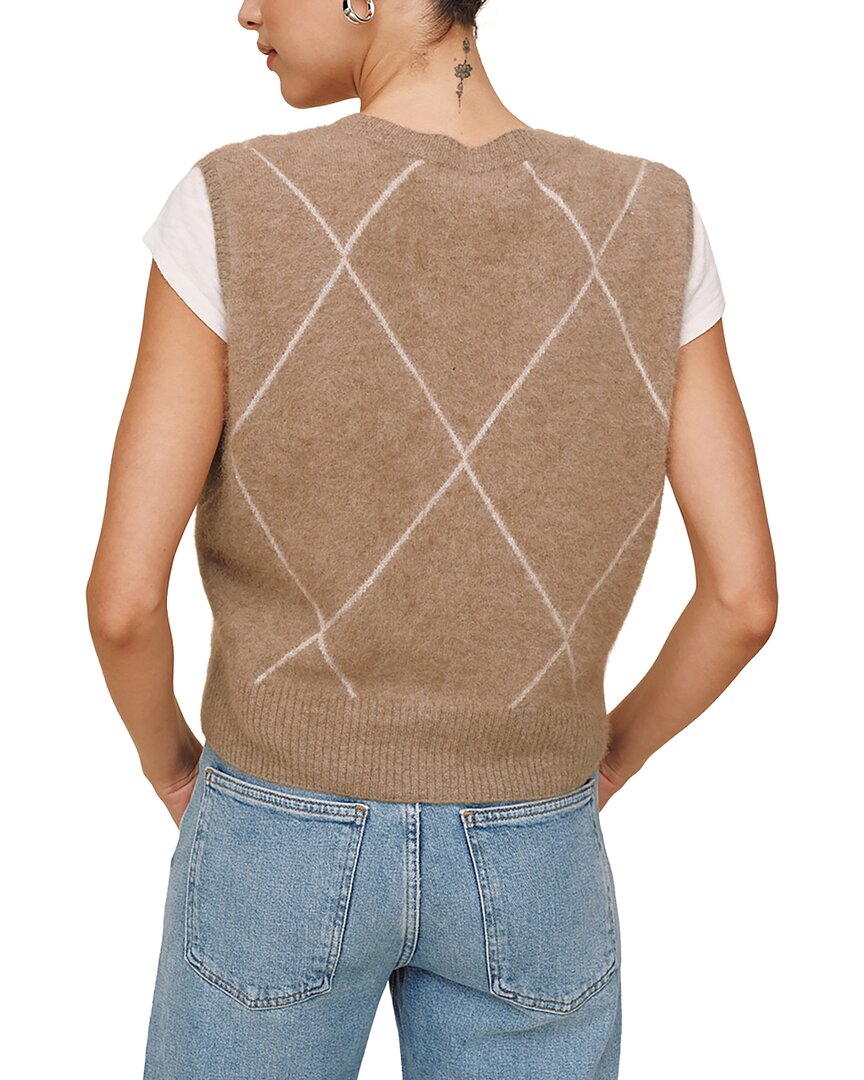 Bella Dahl Bella Dahl Argyle Wool-Blend Vest