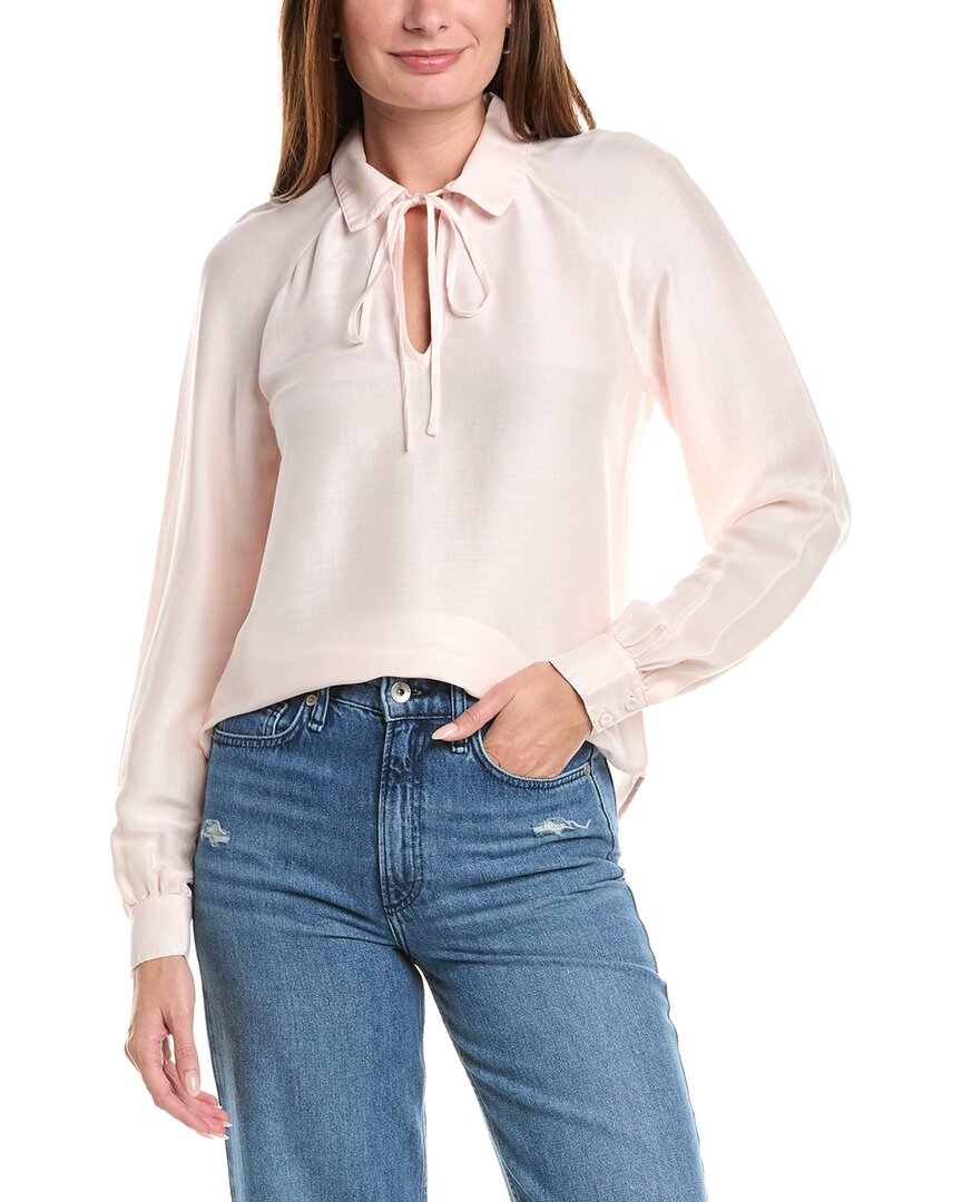 Bella Dahl Bella Dahl Long Sleeve Raglan Silk-Blend Pullover