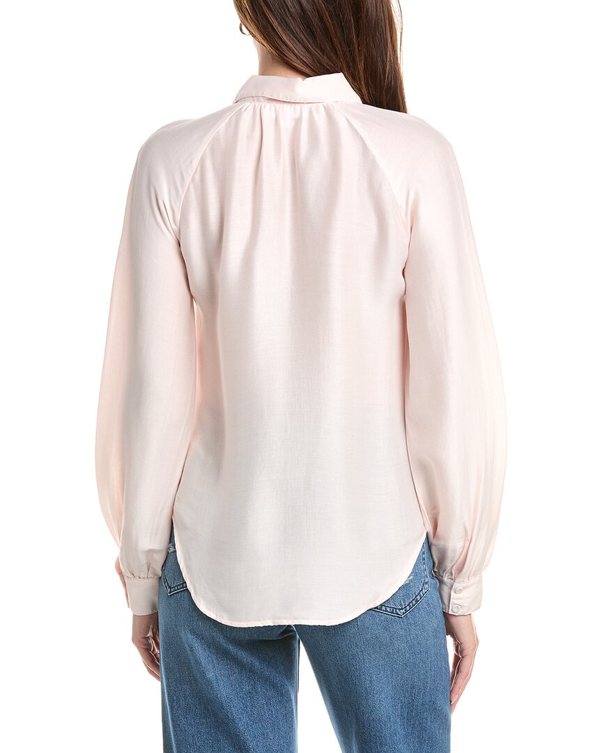 Bella Dahl Bella Dahl Long Sleeve Raglan Silk-Blend Pullover