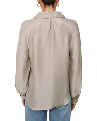 Bella Dahl Bella Dahl Long Sleeve Raglan Silk-Blend Pullover