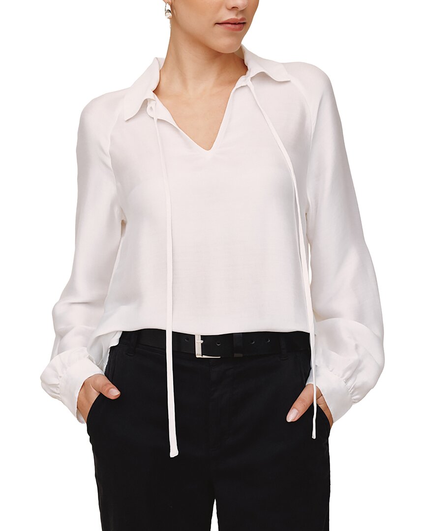 Bella Dahl Bella Dahl Long Sleeve Raglan Silk-Blend Pullover