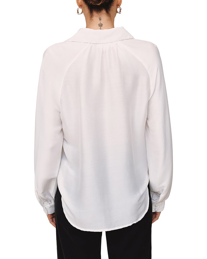 Bella Dahl Bella Dahl Long Sleeve Raglan Silk-Blend Pullover