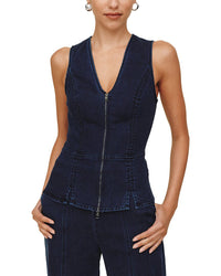 Bella Dahl Bella Dahl Seamed Zip Vest