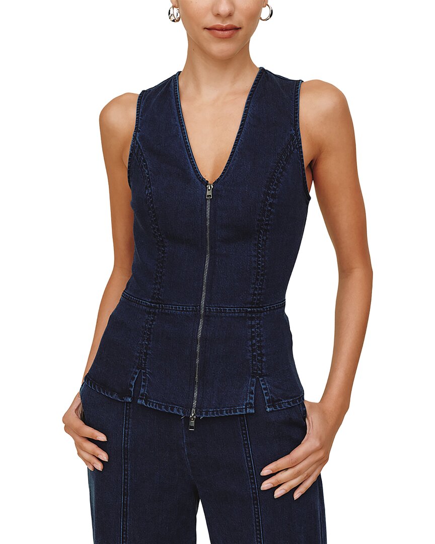 Bella Dahl Bella Dahl Seamed Zip Vest