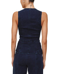 Bella Dahl Bella Dahl Seamed Zip Vest