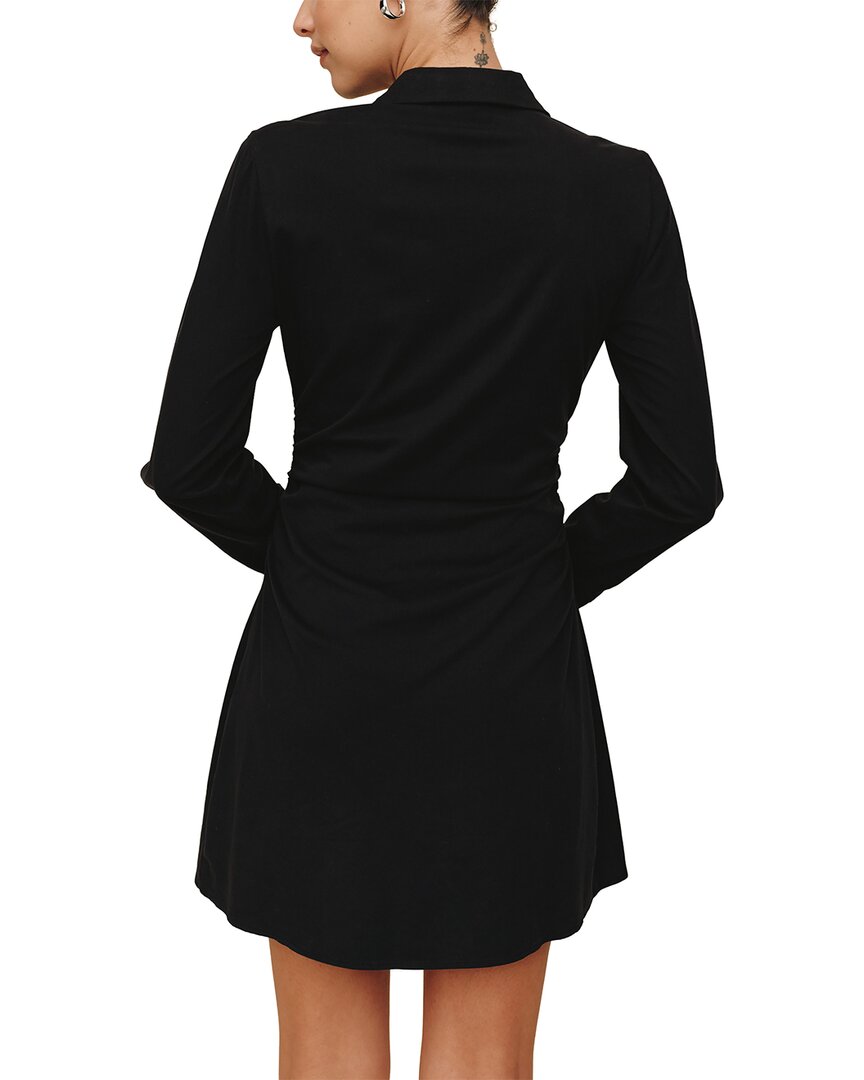 Bella Dahl Long Sleeve Shirred Shirt Dress