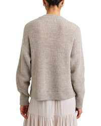 Bella Dahl Beaded Crew Neck Sweater
