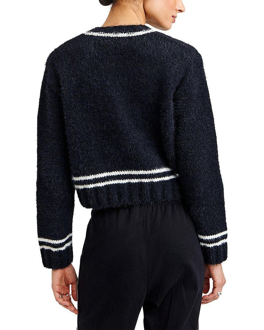 Bella Dahl Contrast Stripe Cardigan