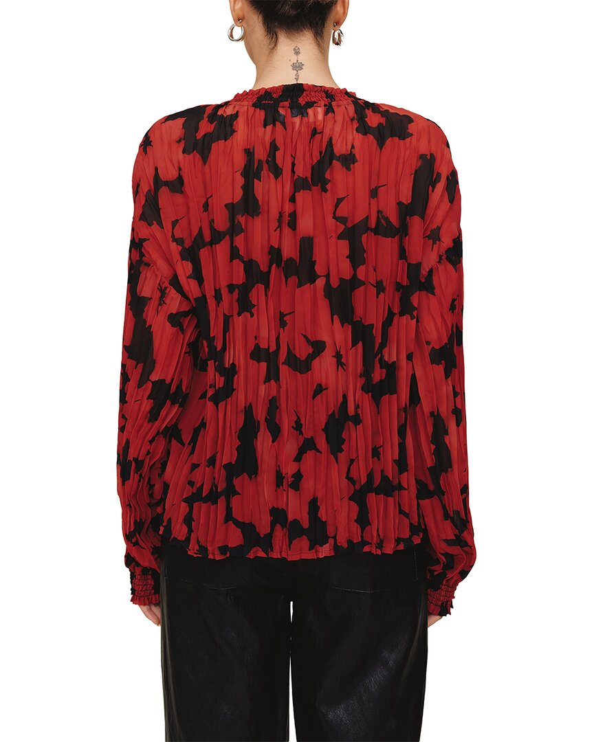 Bella Dahl Pleated Smocked Button Down