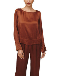 Bella Dahl Long Sleeve Split Back Pullover