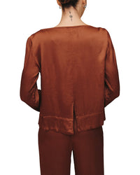 Bella Dahl Long Sleeve Split Back Pullover