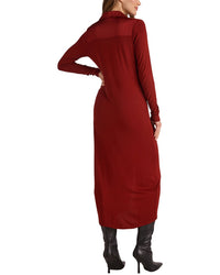 Bella Dahl Rib Button Down Shirt Dress