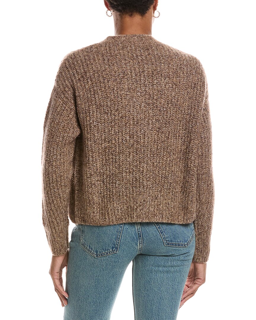 Autumn Cashmere Autumn Cashmere Shaker V-Neck Cashmere & Silk-Blend Cardigan