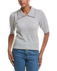 Autumn Cashmere Autumn Cashmere Peter Pan Collar Cashmere Sweater