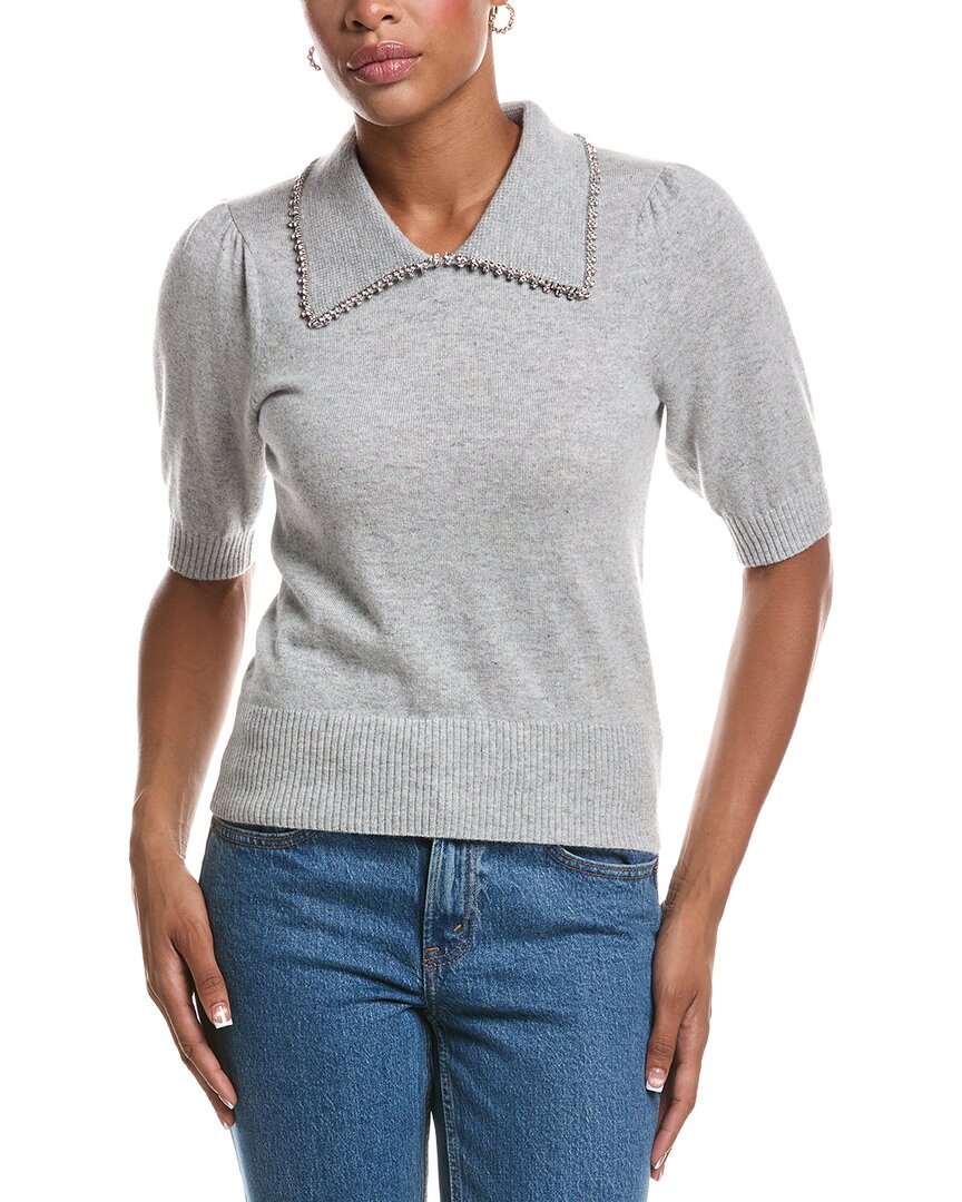 Autumn Cashmere Autumn Cashmere Peter Pan Collar Cashmere Sweater