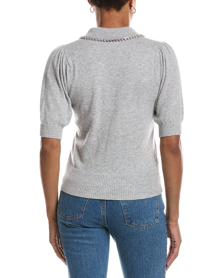 Autumn Cashmere Autumn Cashmere Peter Pan Collar Cashmere Sweater