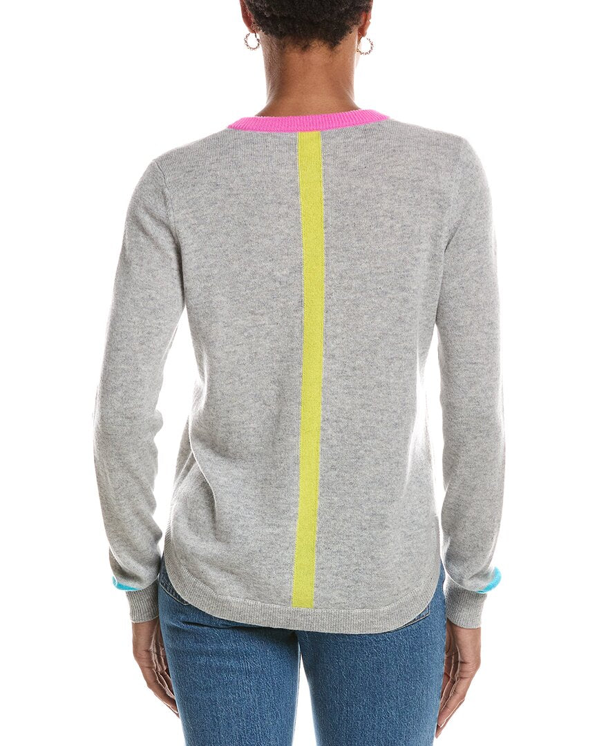 Autumn Cashmere Autumn Cashmere Shirttail Crewneck Cashmere Sweater