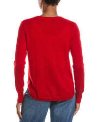 Autumn Cashmere Autumn Cashmere Solid Shirttail Crewneck Cashmere Sweater