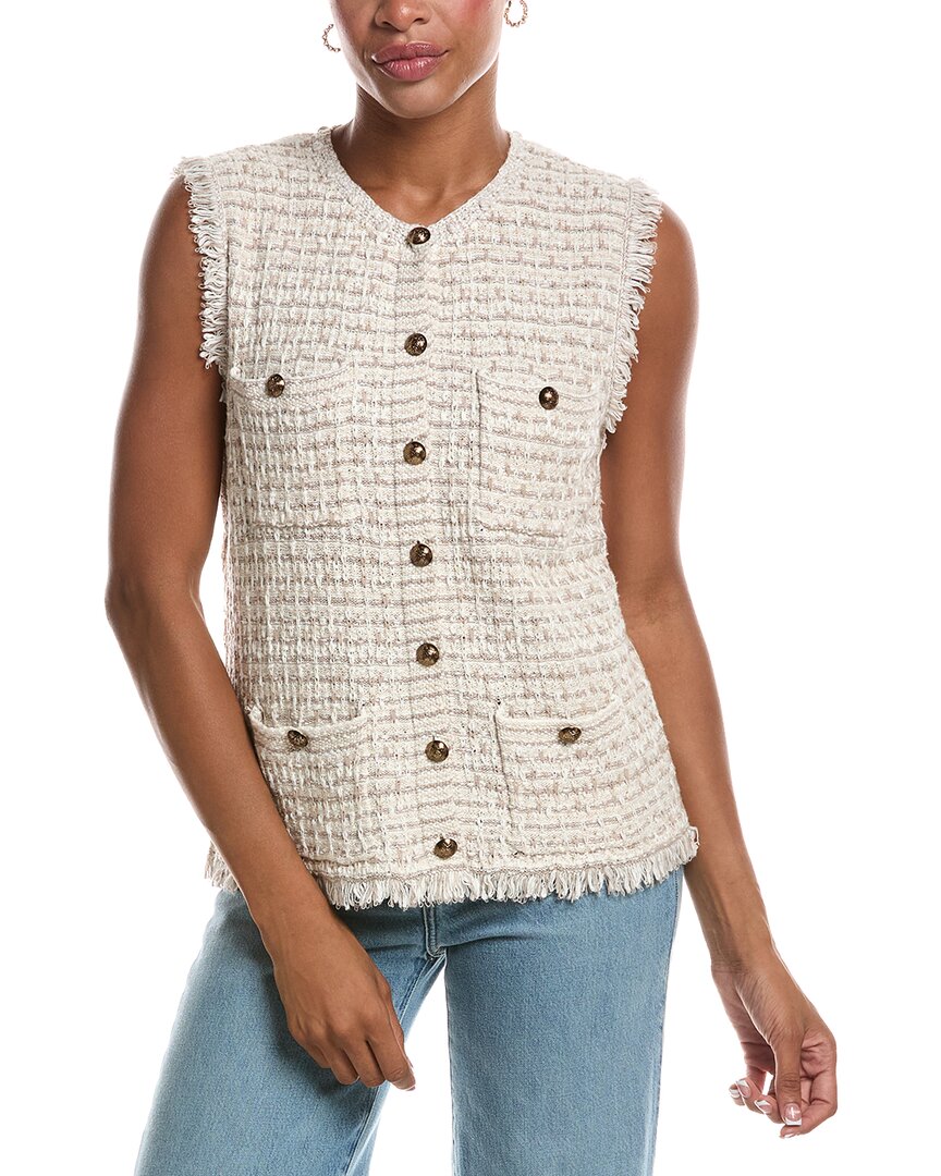 Autumn Cashmere Autumn Cashmere Long Tweed Vest
