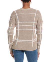 Autumn Cashmere Autumn Cashmere Plaid Shaker Cardigan