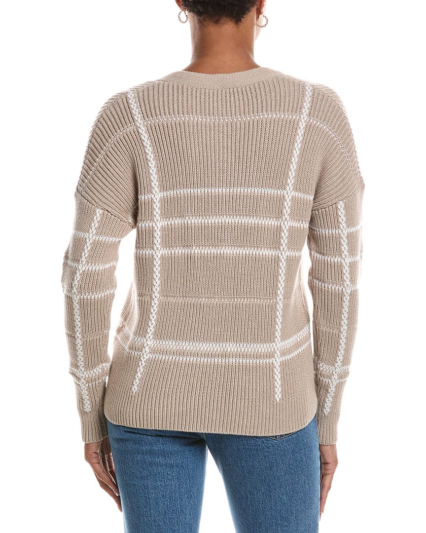 Autumn Cashmere Autumn Cashmere Plaid Shaker Cardigan