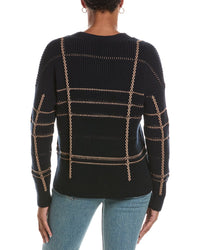 Autumn Cashmere Autumn Cashmere Plaid Shaker Cardigan
