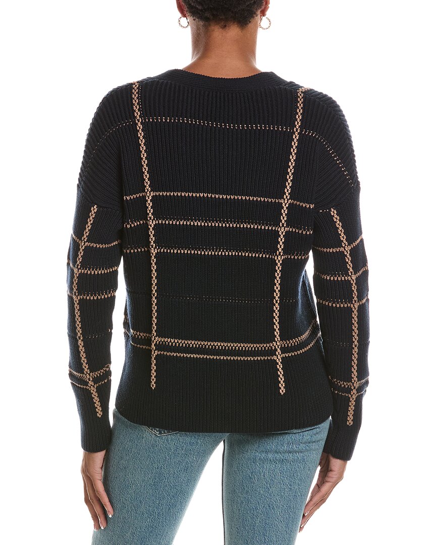 Autumn Cashmere Autumn Cashmere Plaid Shaker Cardigan