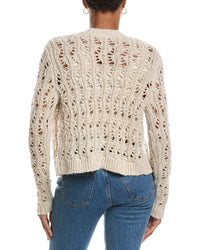 Autumn Cashmere Autumn Cashmere Boxy Stitchery Cardigan