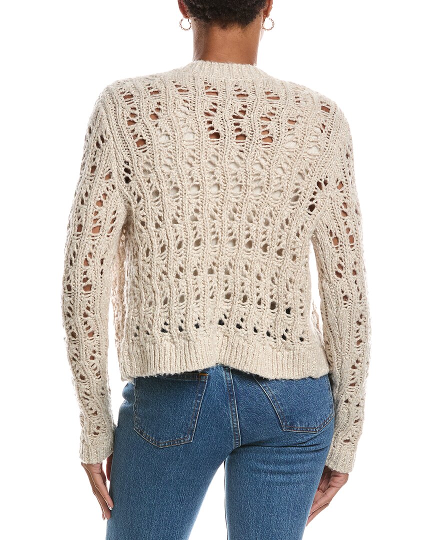 Autumn Cashmere Autumn Cashmere Boxy Stitchery Cardigan