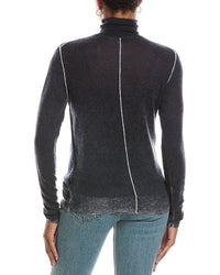 Autumn Cashmere Autumn Cashmere Inked Mock Neck Cashmere Sweater