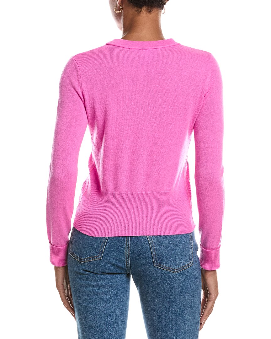 Autumn Cashmere Autumn Cashmere Contrast Side Seam Crewneck Cashmere Sweater