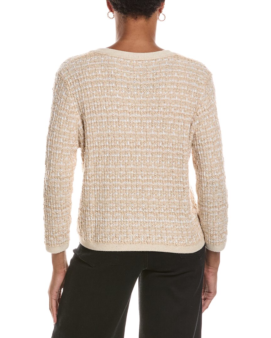 Autumn Cashmere Autumn Cashmere Cropped Texture Stitch V-Neck Jacket