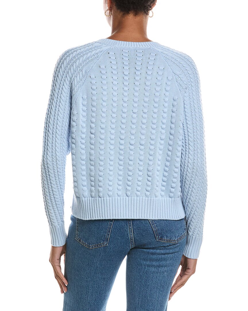 Autumn Cashmere Autumn Cashmere Popcorn Raglan Crewneck Sweater