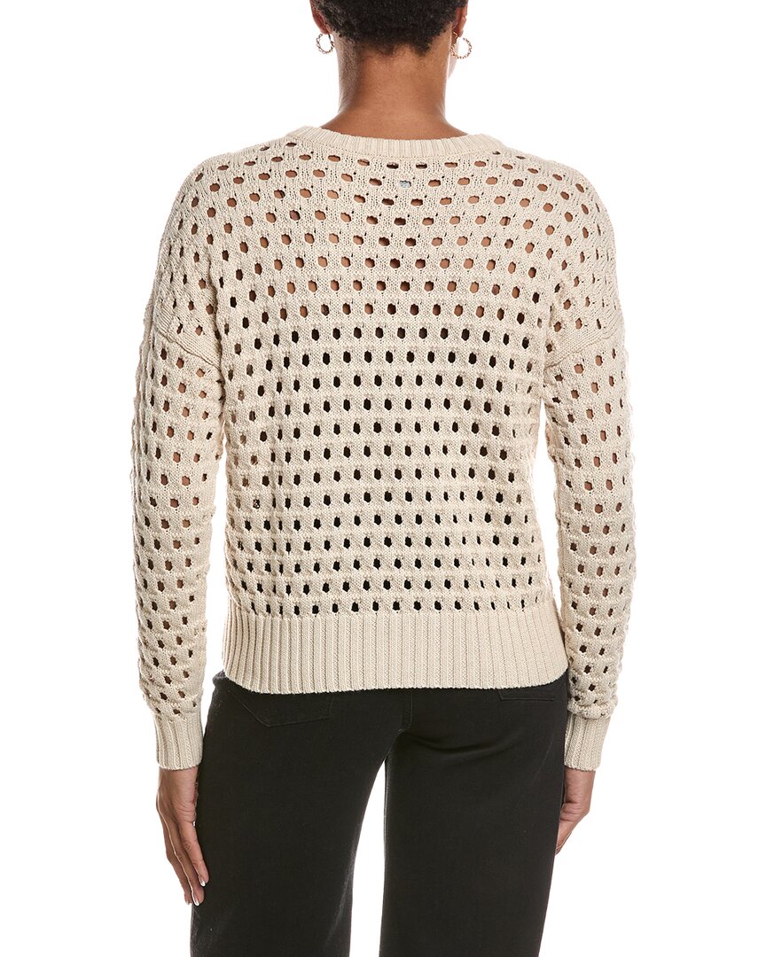 Autumn Cashmere Autumn Cashmere Mesh Crewneck Sweater