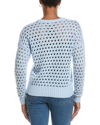 Autumn Cashmere Autumn Cashmere Mesh Crewneck Sweater
