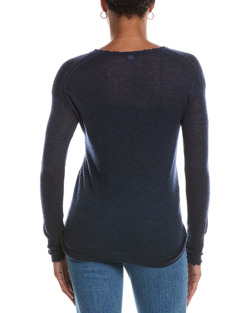 Autumn Cashmere Autumn Cashmere Distressed Sheer Cashmere Sweater