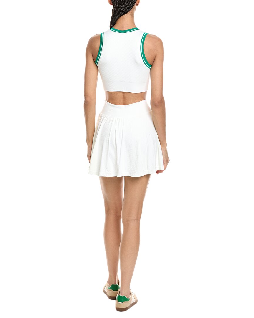 Marion 2Pc 5.5In Contrast Trim Tennis Skirt & Padded Top Set