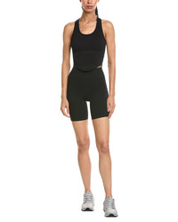 Marion 2Pc 6In Back Cutout Top & Biker Short Set