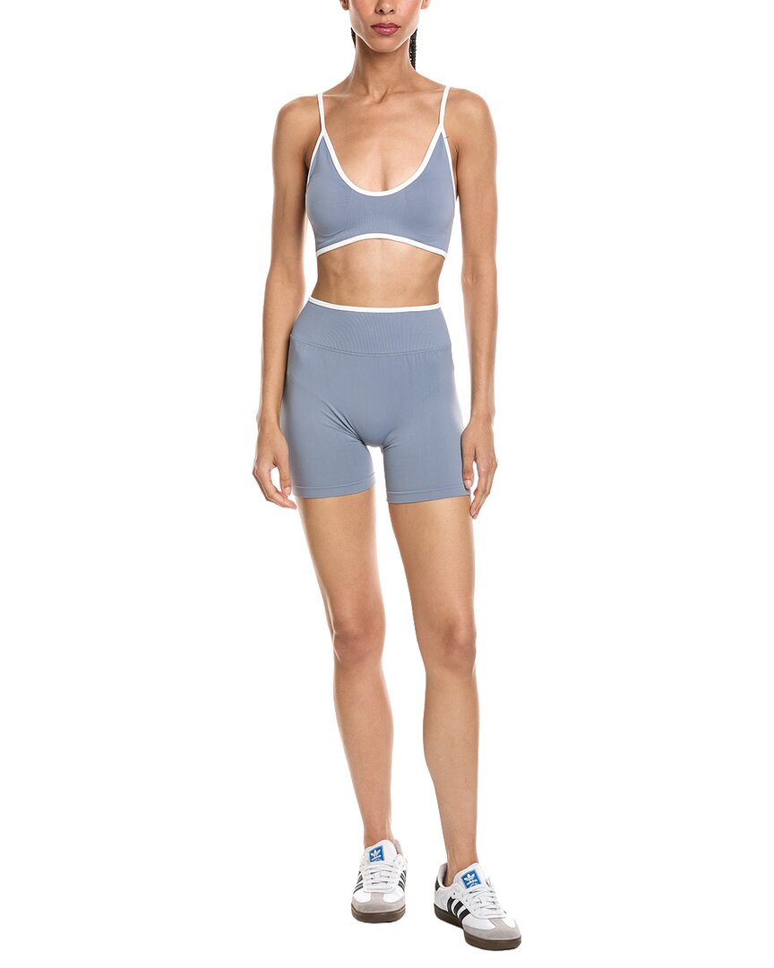 Marion 2Pc 5.5In Contrast Bra & High Rise Yoga Short Set