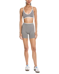 Marion 2Pc 5.5In Contrast Bra & High Rise Yoga Short Set