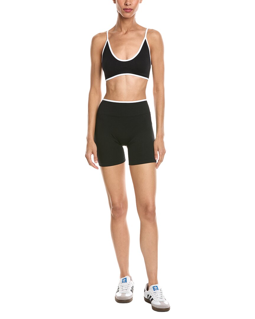 Marion 2Pc 5.5In Contrast Bra & High Rise Yoga Short Set