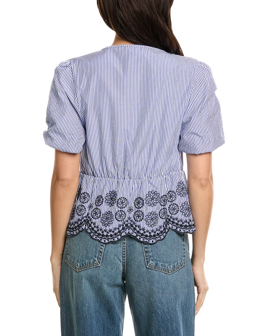 ESTELLINA Estellina Embroidered Top