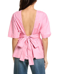 ESTELLINA Estellina Solid Blouse