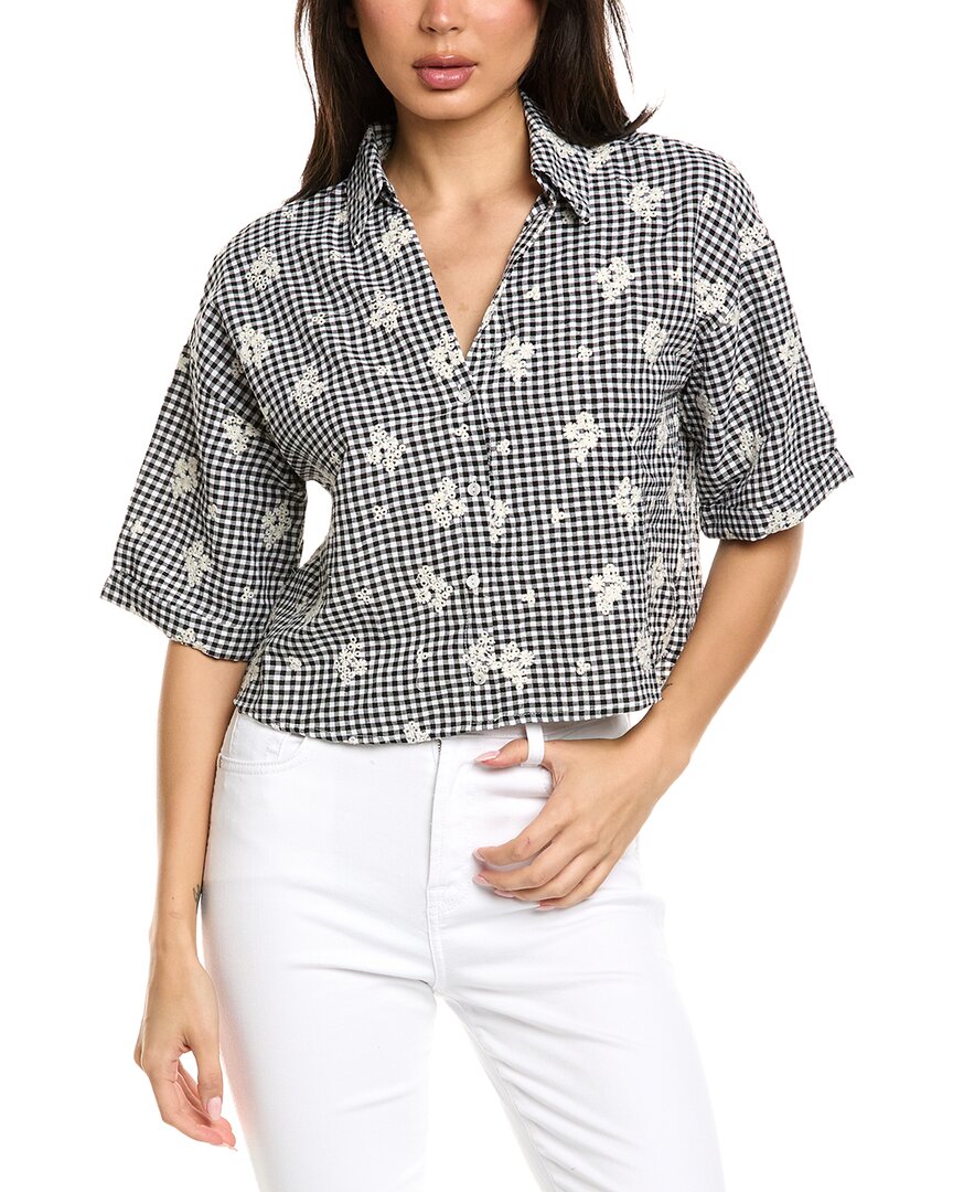 ESTELLINA Estellina Embroidered Top