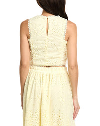 ESTELLINA Estellina Eyelet Top