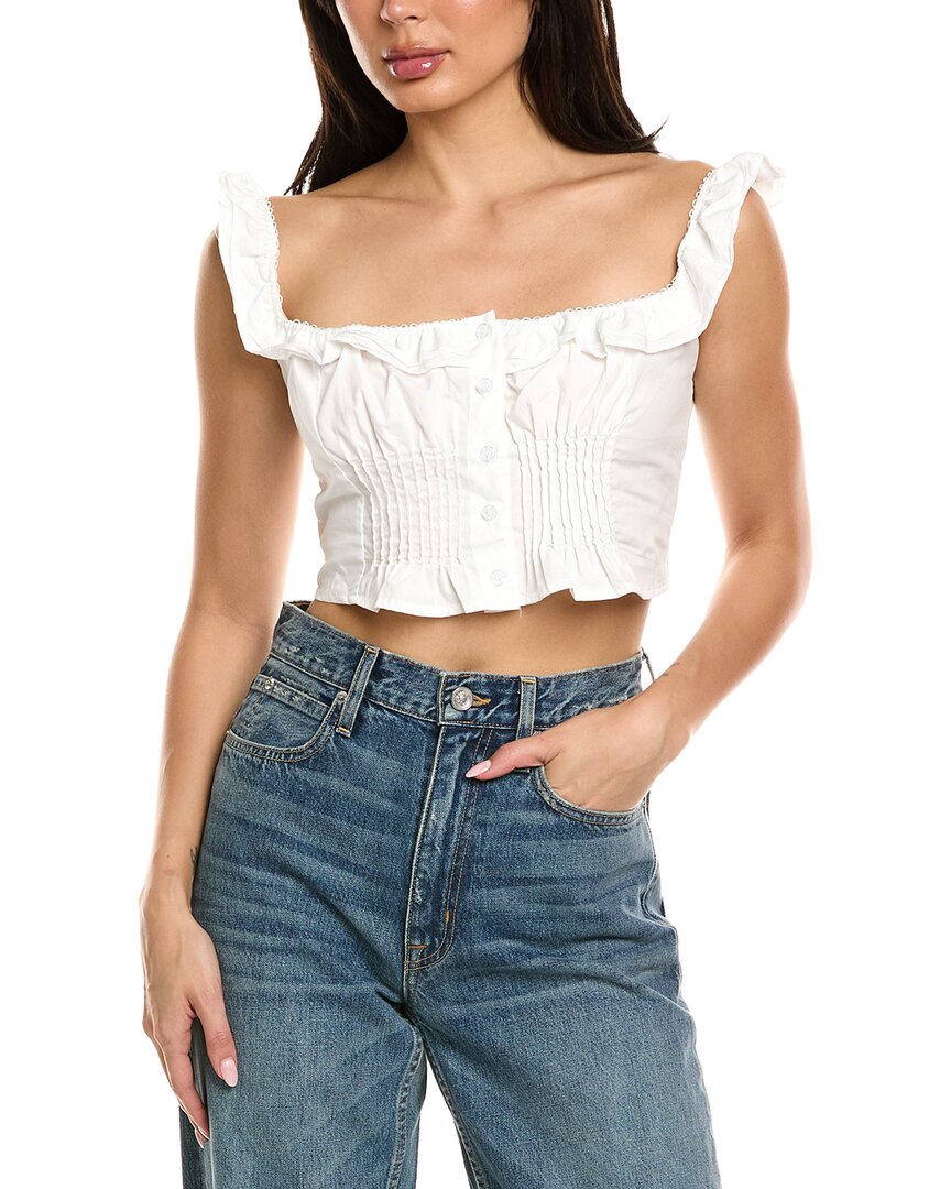 ESTELLINA Estellina Pleated Top