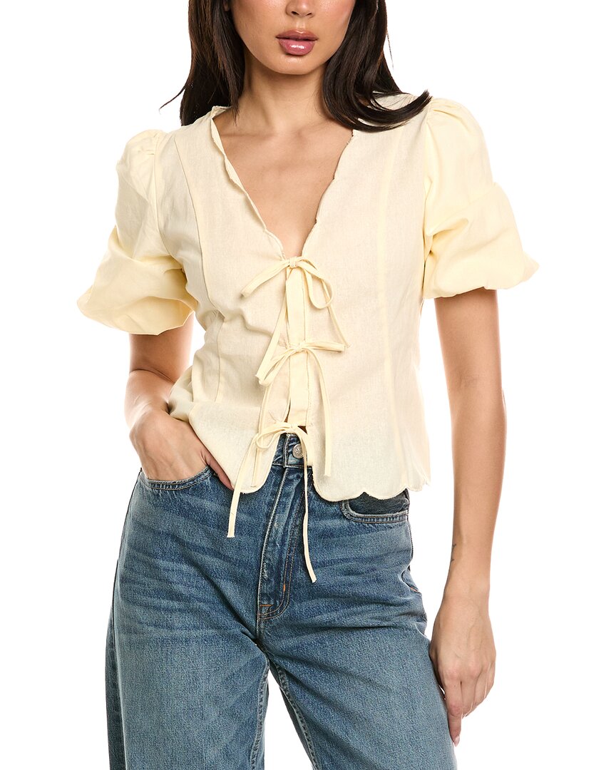 ESTELLINA Estellina Self-Tie Top